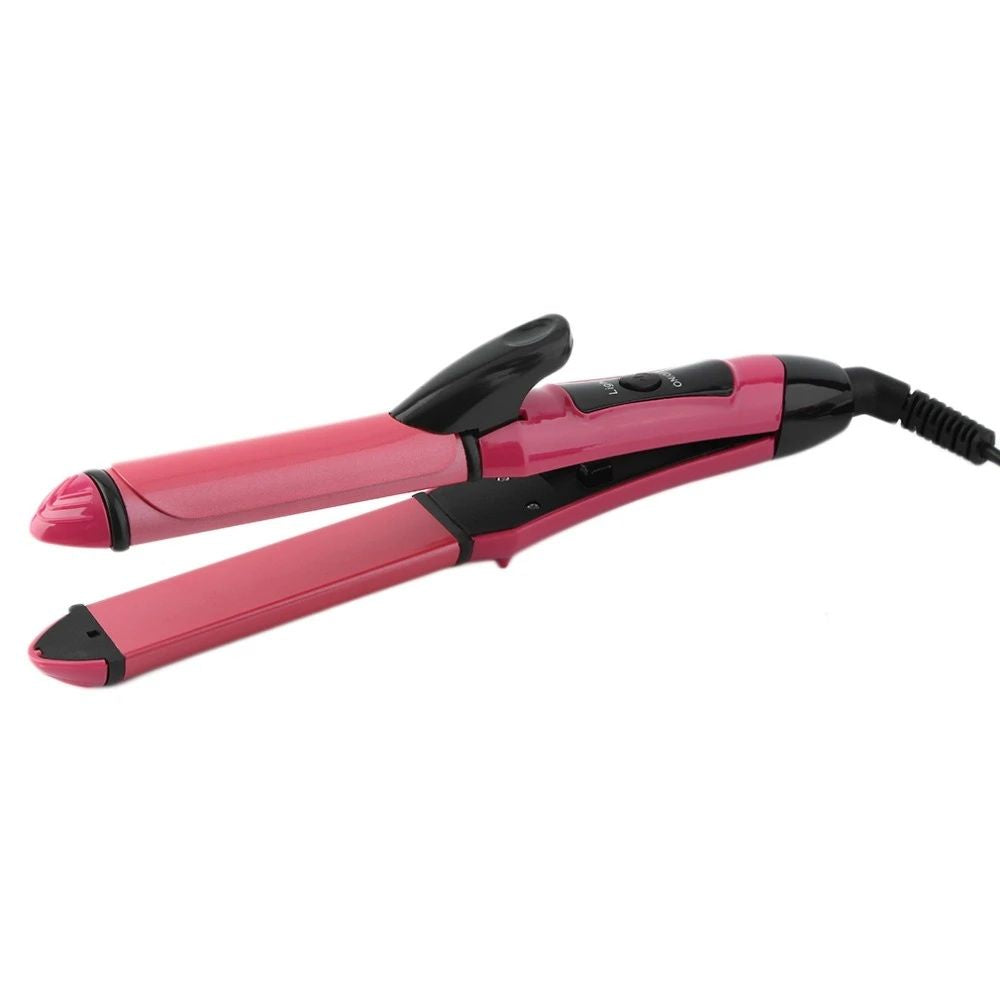 Nova 2-in-1 Hair Straightener & Curler NH-2009 | Quick Heat-Up Ceramic Plates