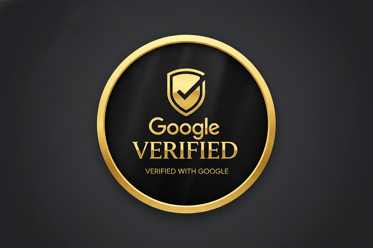 verified with google